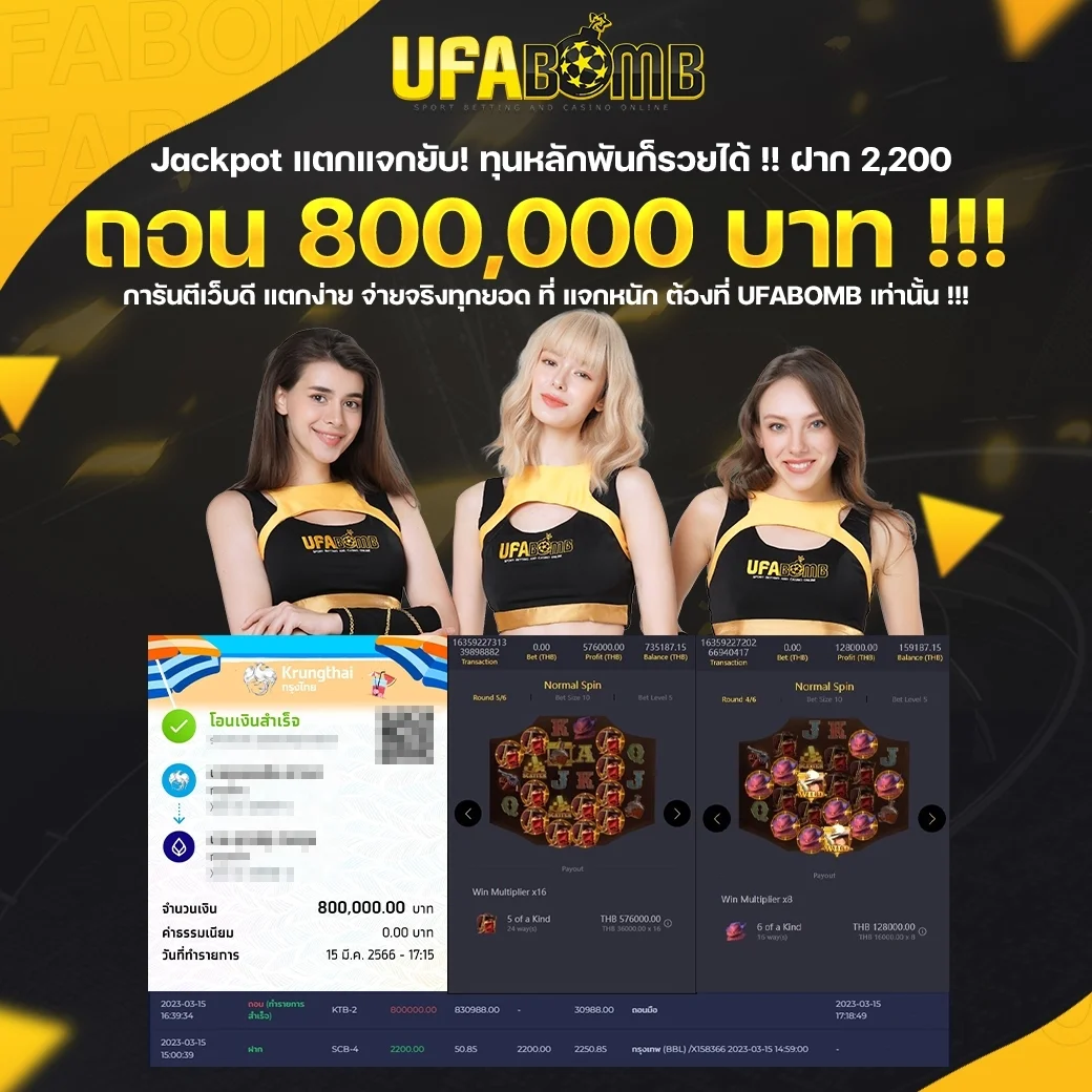 ufa77 เว็บตรงเดิมพันครบวงจร โปรโมชั่นแรงที่สุดในไทย